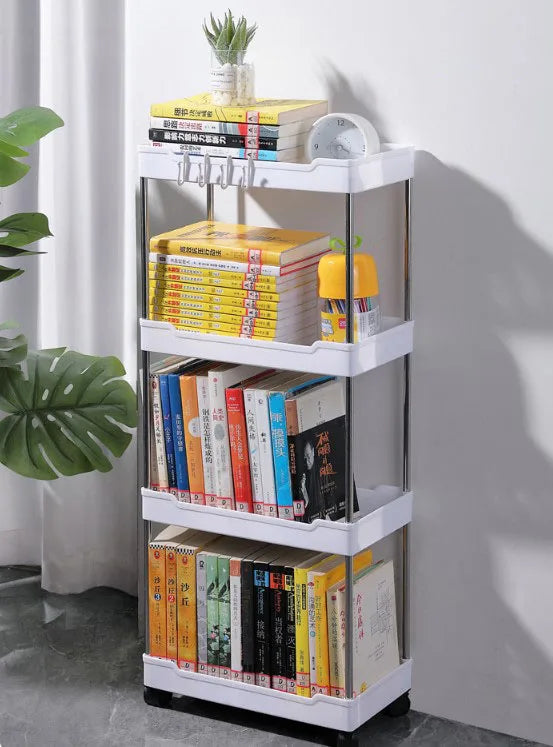 Bathroom Cart Storage Rack Floor-mounted Multi-layer Toilet Storage Living Room Storage Cart Kitchen Gap Storage Shelf
