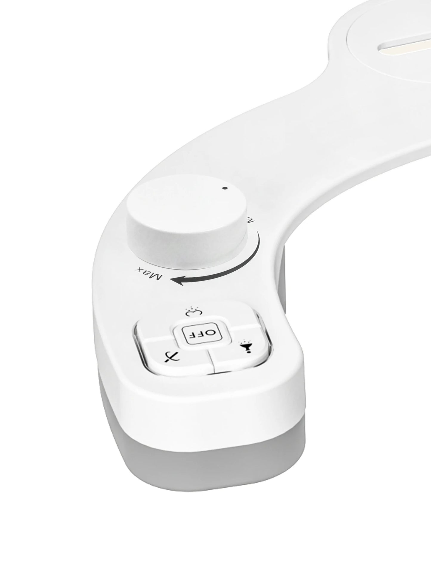 SAMODRA Non-Electric Left-Hand Bidet - Self Cleaning Dual Nozzle (Frontal and Rear Wash) Fresh Water Bidet