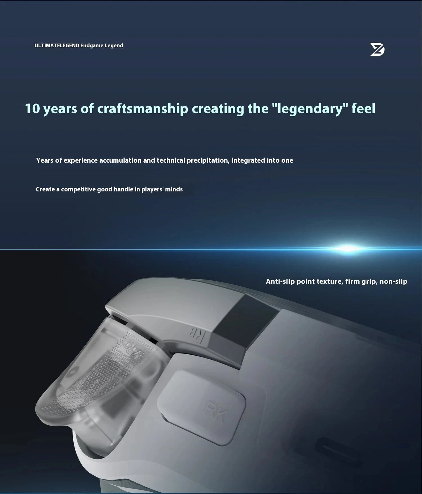 Zd Ultimate Legend Game Controller Elite Modular Sensory Rgb Switch Phone Bluetooth Controller Ns Tablet Steam Xbox Gifts ZD