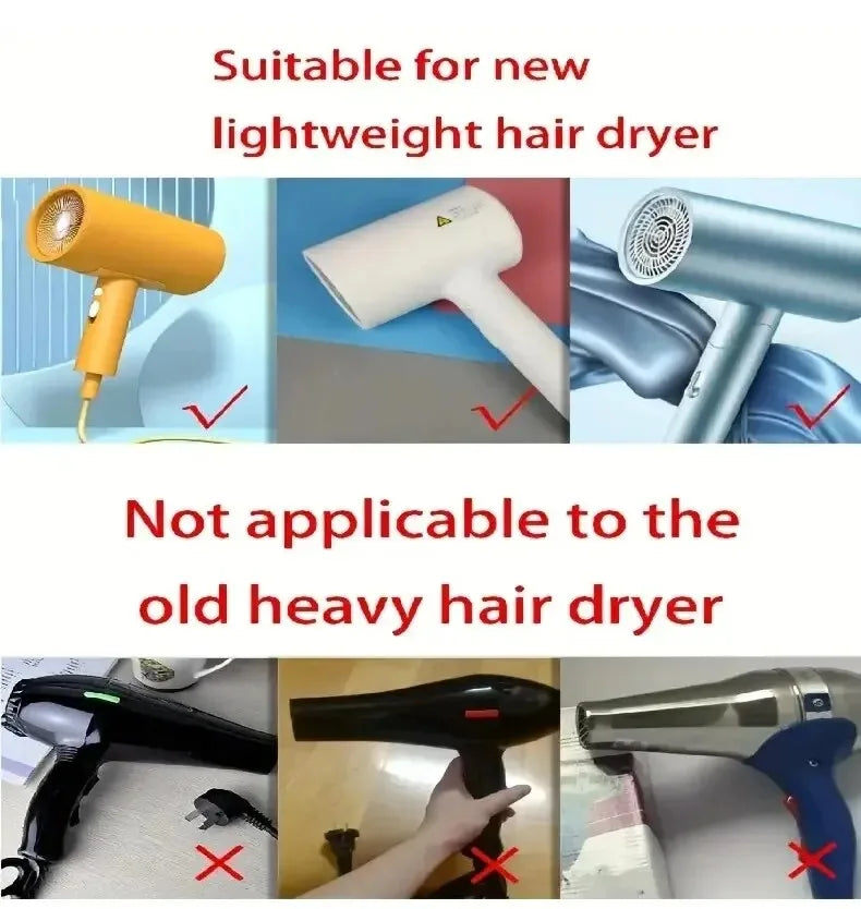 Hair Dryer Storage Rack Non Perforated Bathroom Wall Mounted Bracket Bathroom Air Duct Storage And Placement Rack Hanging Rack