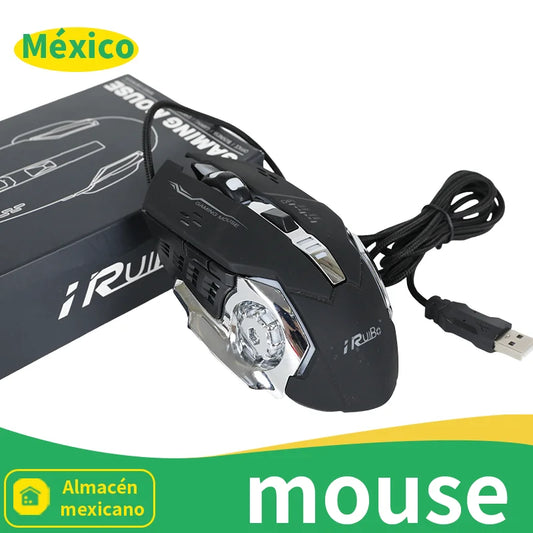 Ergonomic Wired Game Mouse USB Interface Smooth Use for Laptop Pc Computer Desktop