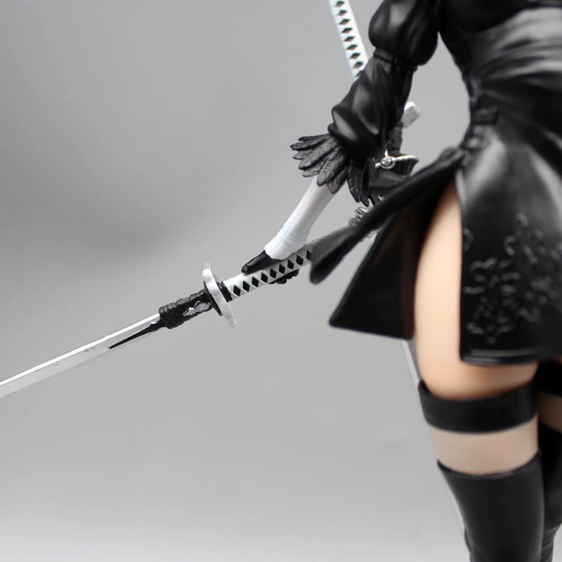 27.5cm Nier Automata 2b Four Styles Game Girl Figure Mechanical Lifeform Statue Collection Desktop Decoration Ornament Toys Gift