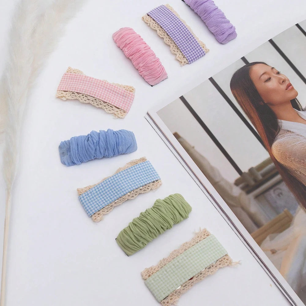 Set of 8 Lightweight Hair Clips with Beautiful Colors Styling Pins That Provide Style to Every Look Styling Clips Set Easy to Use and Match in Your Daily Style