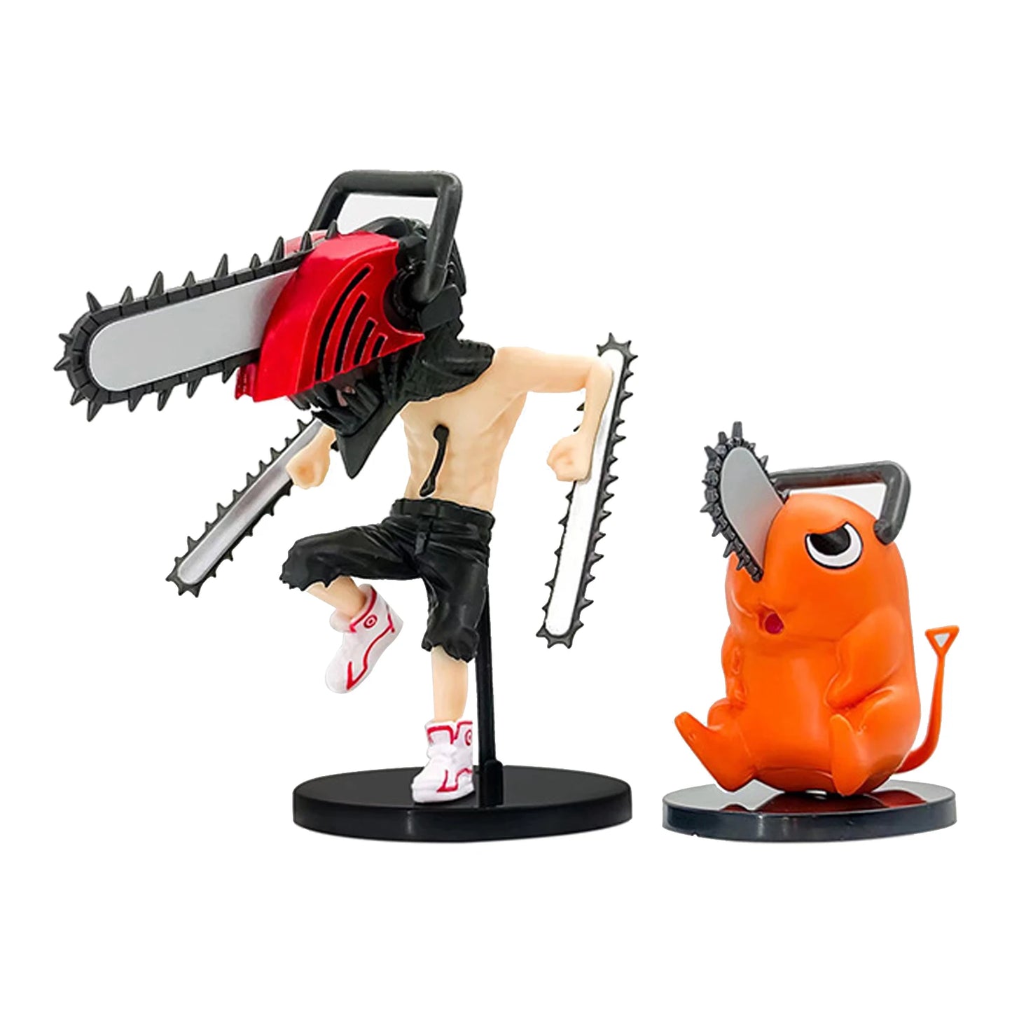 Chainsaw Man Doll Toys Chainsaw Man Figure Model Chainsaw Man Q Version of The Anime Hand Model Doll Toys Japanese Anime Model