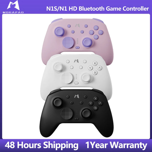MOBAPAD N1S / N1 HD Bluetooth Gamepad,Wireless Game Controller with Hall Effect Joystick for Nintendo Switch OLED PC IOS Android