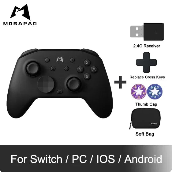 MOBAPAD N1S / N1 HD Bluetooth Gamepad,Wireless Game Controller with Hall Effect Joystick for Nintendo Switch OLED PC IOS Android