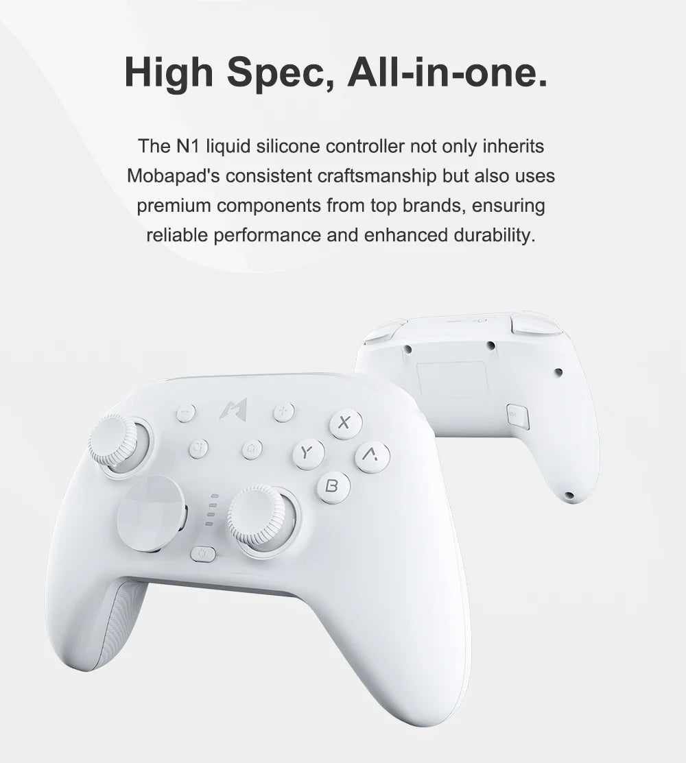 MOBAPAD N1S / N1 HD Bluetooth Gamepad,Wireless Game Controller with Hall Effect Joystick for Nintendo Switch OLED PC IOS Android