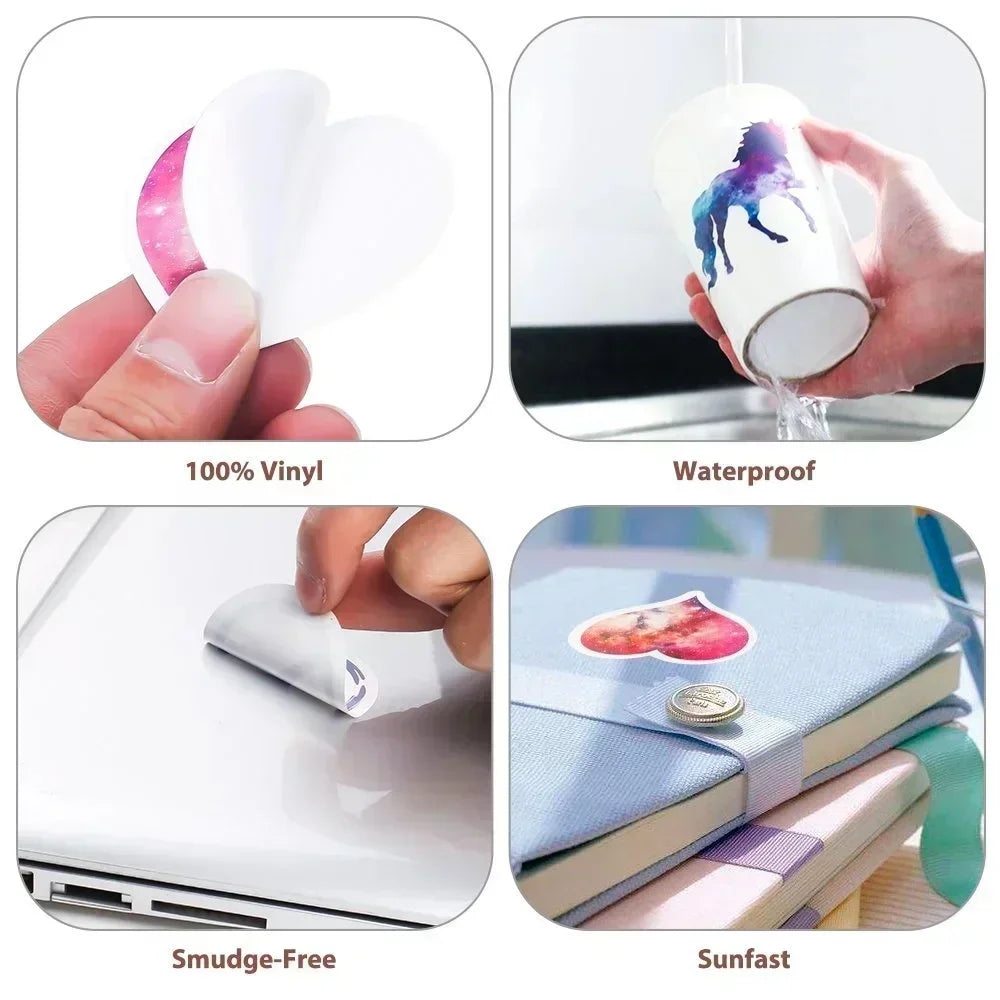 100Pcs Fashion Brand Logo Stickers DIY Skateboard Laptop Luggage Car Bike Motorcycle Phone Cool Aesthetics Sticker Decals Toy