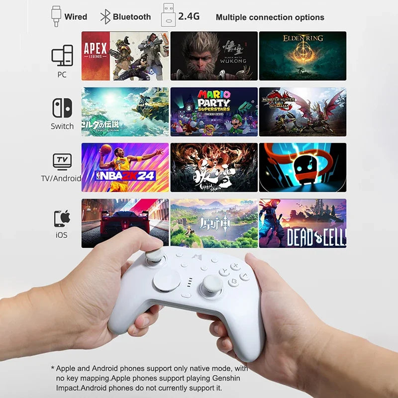 MOBAPAD N1S / N1 HD Bluetooth Gamepad,Wireless Game Controller with Hall Effect Joystick for Nintendo Switch OLED PC IOS Android