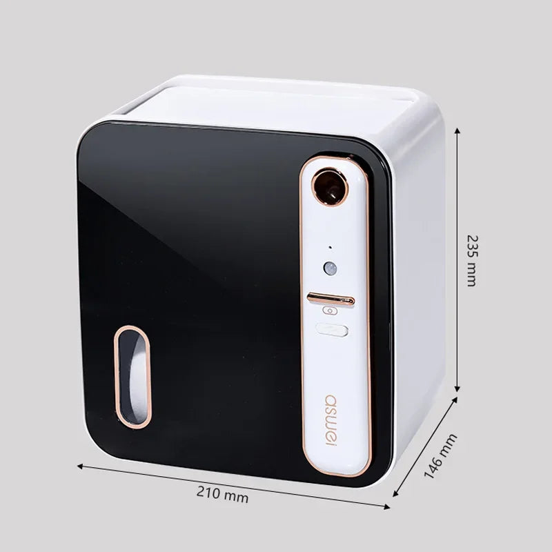 Intelligent aromatherapy toilet tissue box storage rack toilet paper toilet paper roll paper box without punching waterproof