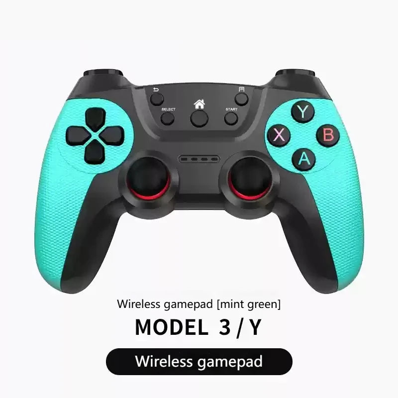 Wireless USB Game Controller for Tesla Model Y/3/X/S Double Player Online TV PC PS3 Steam Compatible Gaming Accessory
