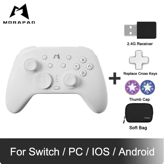 MOBAPAD N1S / N1 HD Bluetooth Gamepad,Wireless Game Controller with Hall Effect Joystick for Nintendo Switch OLED PC IOS Android