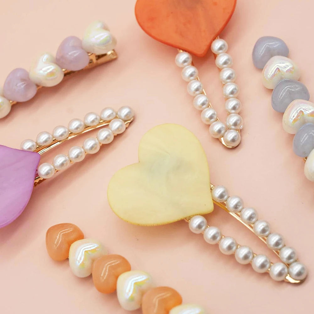 6 Pieces Women's Fashion Barrette Perfect for Daily Use and for Real Tiaras