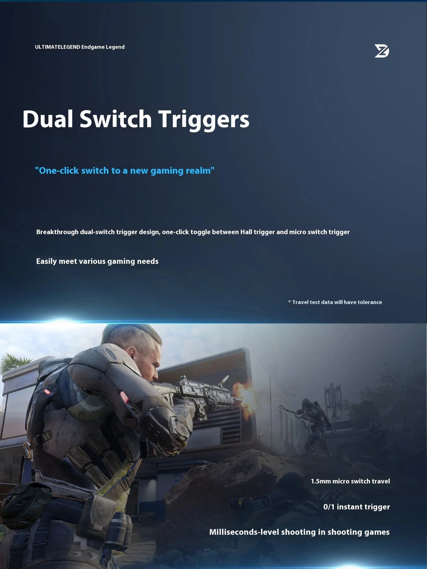 Zd Ultimate Legend Game Controller Elite Modular Sensory Rgb Switch Phone Bluetooth Controller Ns Tablet Steam Xbox Gifts ZD