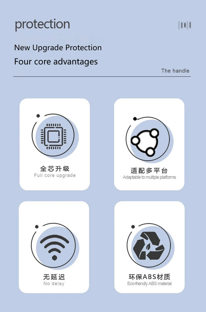 Wireless USB Game Controller for Tesla Model Y/3/X/S Double Player Online TV PC PS3 Steam Compatible Gaming Accessory