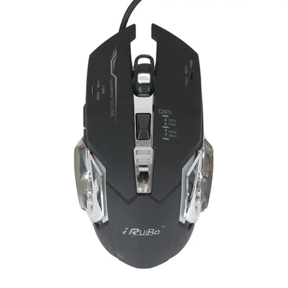 Ergonomic Wired Game Mouse USB Interface Smooth Use for Laptop Pc Computer Desktop