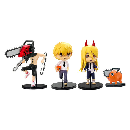 Chainsaw Man Doll Toys Chainsaw Man Figure Model Chainsaw Man Q Version of The Anime Hand Model Doll Toys Japanese Anime Model