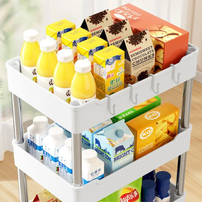 Bathroom Cart Storage Rack Floor-mounted Multi-layer Toilet Storage Living Room Storage Cart Kitchen Gap Storage Shelf