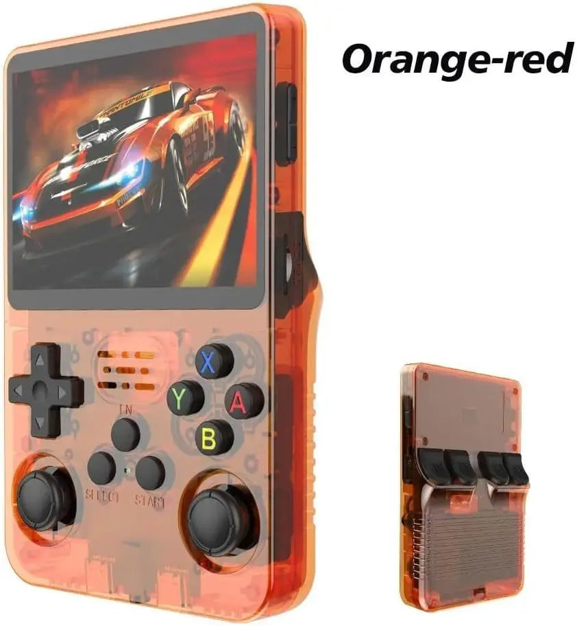 R36S Retro Handheld Video Game Console Linux System 3.5 Inch IPS Screen Portable Player 64GB GamesMultiple colors are available