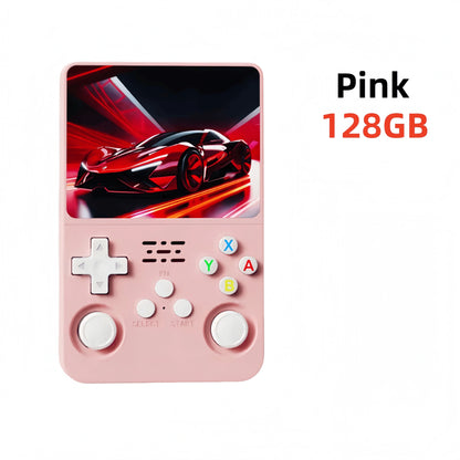Retro R36S Handheld Video Game Console 3.5 Inch IPS Screen 128GB Preloaded Games Portable Pocket Player with Linux System