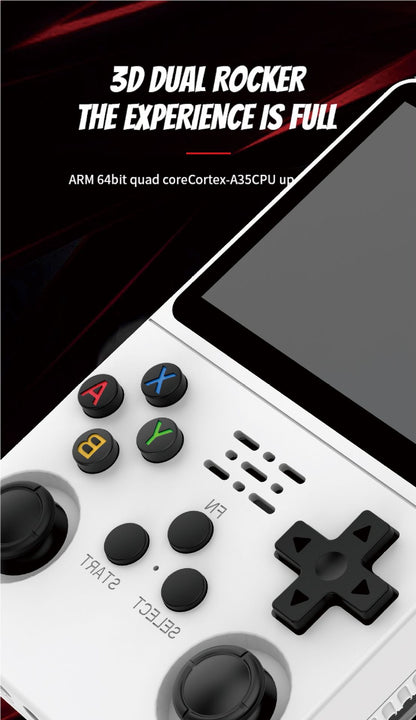 Retro R36S Handheld Video Game Console 3.5 Inch IPS Screen 128GB Preloaded Games Portable Pocket Player with Linux System