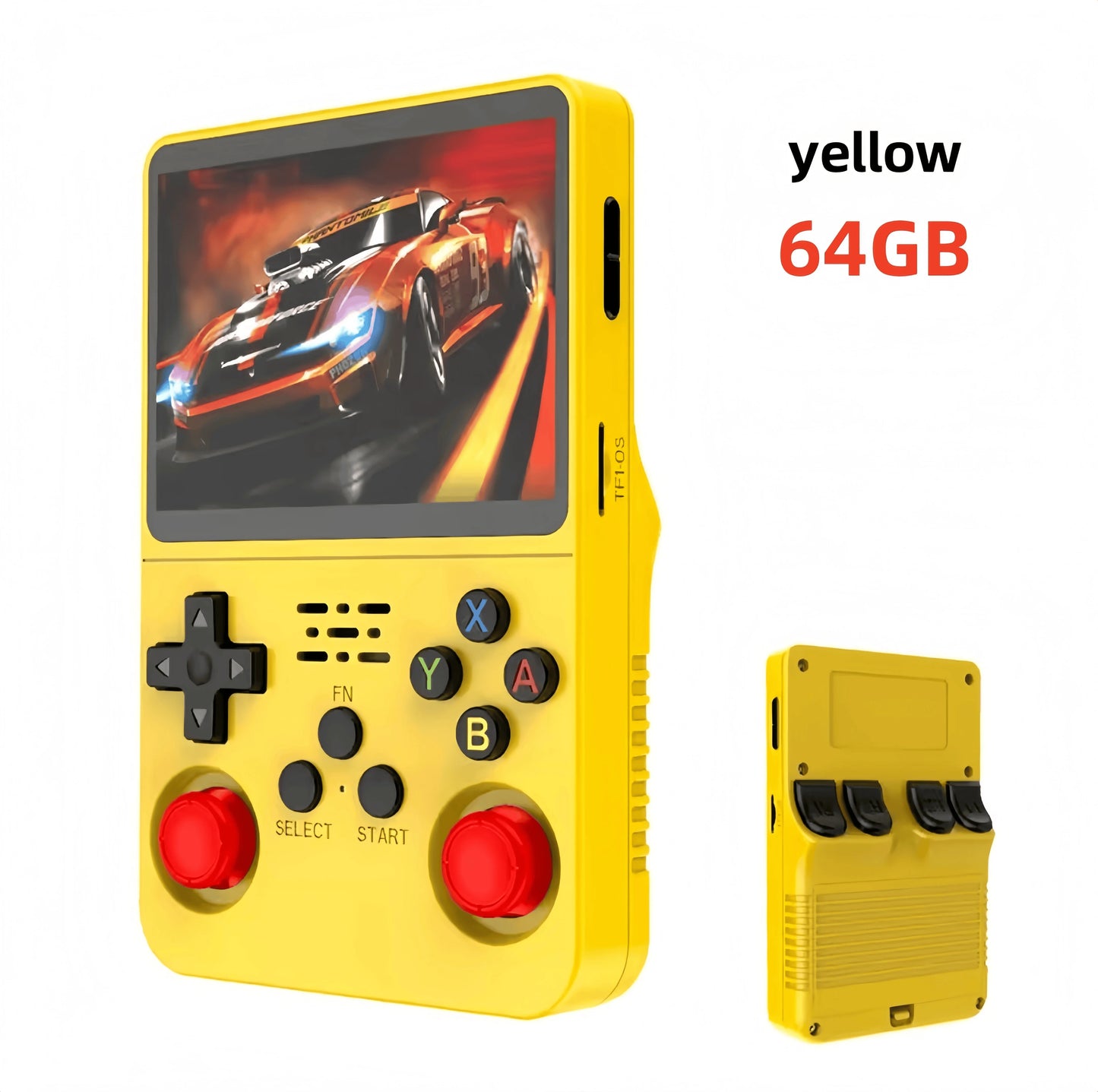 Retro R36S Handheld Video Game Console 3.5 Inch IPS Screen 128GB Preloaded Games Portable Pocket Player with Linux System