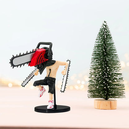 Chainsaw Man Doll Toys Chainsaw Man Figure Model Chainsaw Man Q Version of The Anime Hand Model Doll Toys Japanese Anime Model