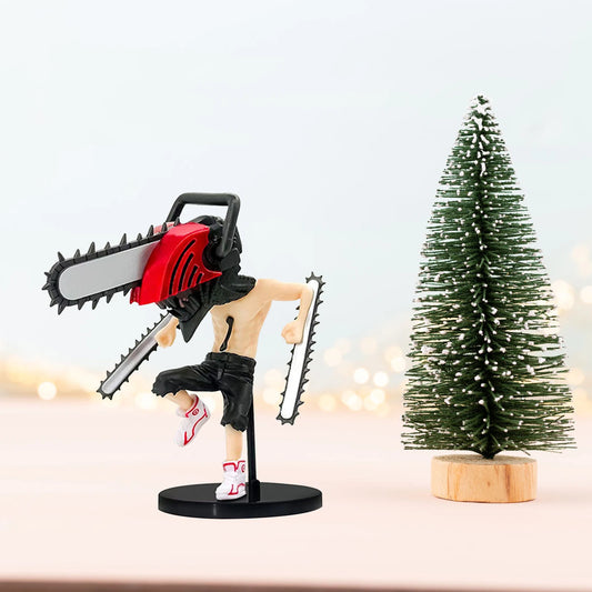 Chainsaw Man Doll Toys Chainsaw Man Figure Model Chainsaw Man Q Version of The Anime Hand Model Doll Toys Japanese Anime Model