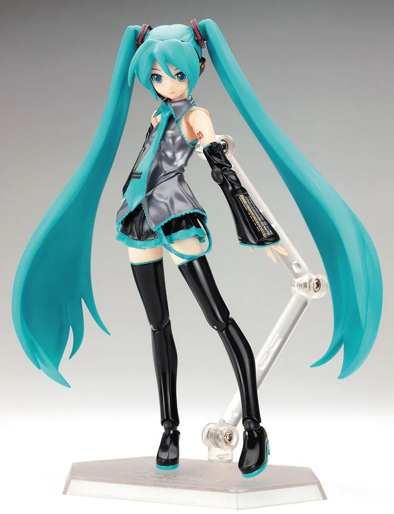 Anime FIGMA Hatsune Miku Action Figures Movable Joints Contain The Props Desktop Decoration Collection PVC Model Toys Kids Gifts