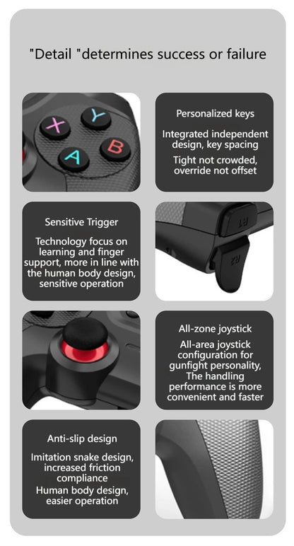 Wireless USB Game Controller for Tesla Model Y/3/X/S Double Player Online TV PC PS3 Steam Compatible Gaming Accessory