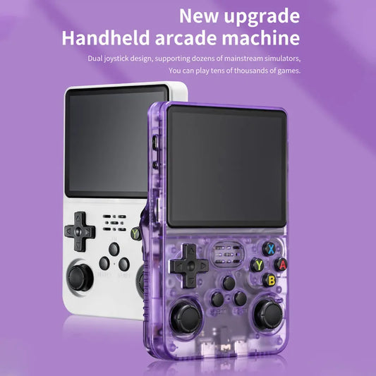 128GB R36S Retro Handheld Video Game Console 3.5Inch IPS Screen Player Kid Portable Pocket Video Player Games Arkos System