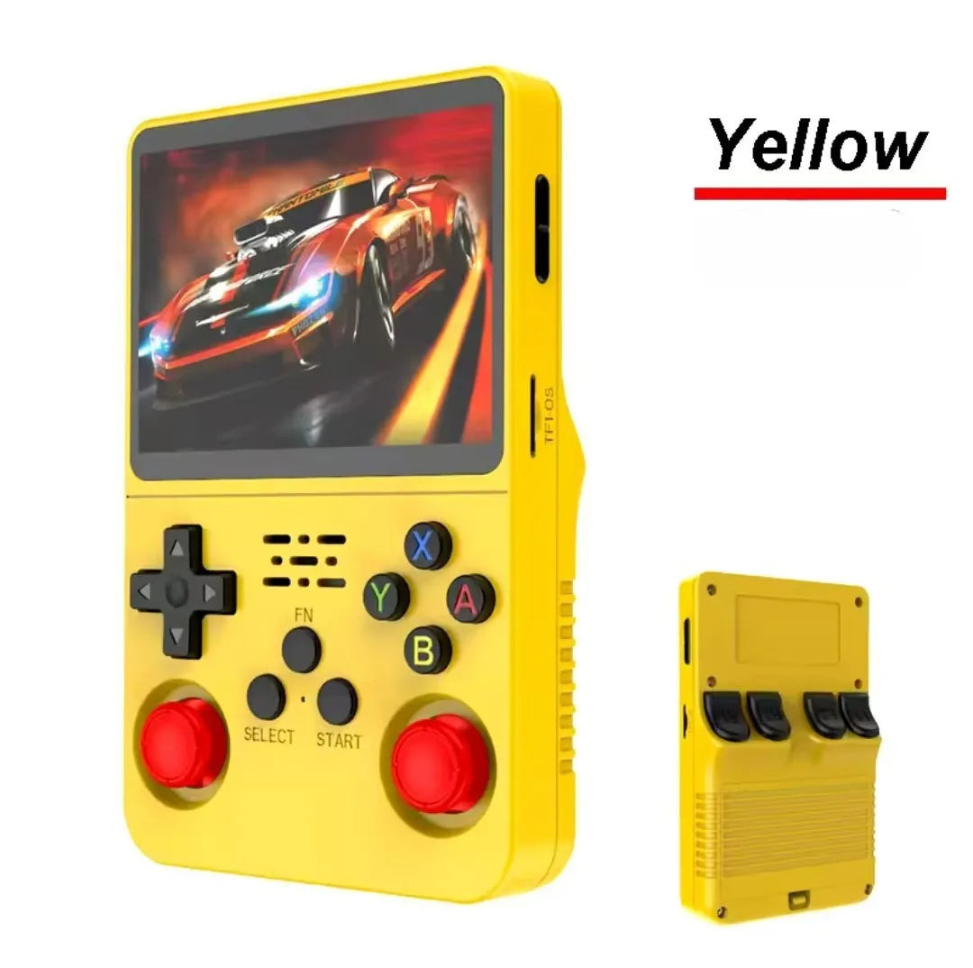 R36S Retro Handheld Video Game Console Linux System 3.5 Inch IPS Screen Portable Player 64GB GamesMultiple colors are available