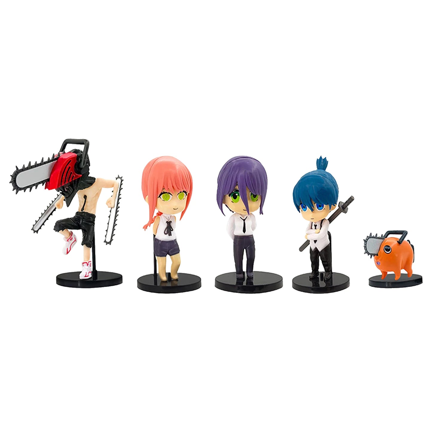 Chainsaw Man Doll Toys Chainsaw Man Figure Model Chainsaw Man Q Version of The Anime Hand Model Doll Toys Japanese Anime Model