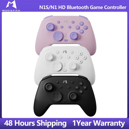 MOBAPAD N1S / N1 HD Bluetooth Gamepad，Wireless Game Controller with Hall Effect Joystick for Nintendo Switch OLED PC IOS Android