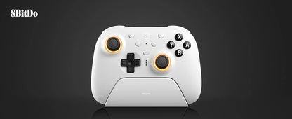 8BitDo Ultimate 2 Bluetooth Gamepad Game Controller with TMR Joysticks & Hall Effect Triggers for Nintendo Switch 2,PC,Windows