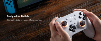 8BitDo Ultimate 2 Bluetooth Gamepad Game Controller with TMR Joysticks & Hall Effect Triggers for Nintendo Switch 2,PC,Windows