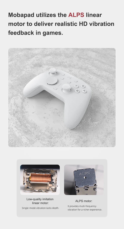 MOBAPAD N1S / N1 HD Bluetooth Gamepad，Wireless Game Controller with Hall Effect Joystick for Nintendo Switch OLED PC IOS Android