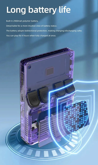 R36S Retro Handheld Video Game Console Linux System 3.5 Inch IPS Screen Portable Player 64GB GamesMultiple colors are available