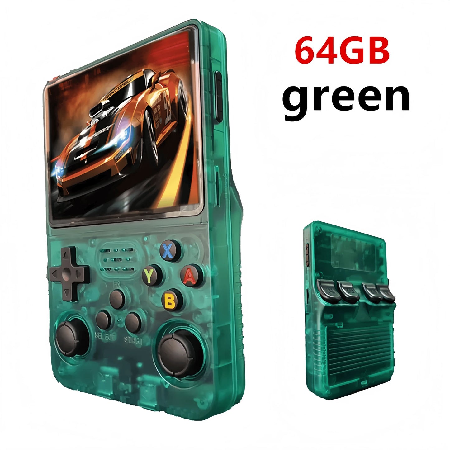 Retro R36S Handheld Video Game Console 3.5 Inch IPS Screen 128GB Preloaded Games Portable Pocket Player with Linux System