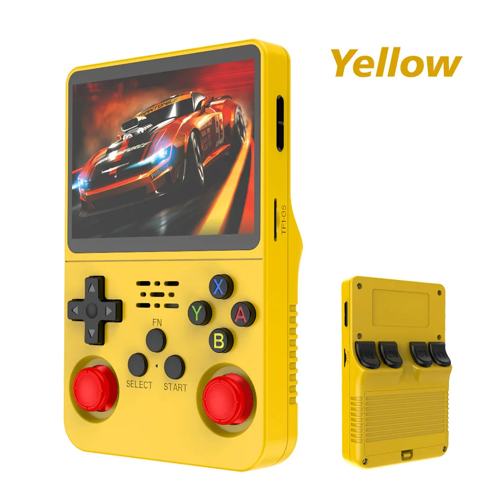 128GB R36S Retro Handheld Video Game Console 3.5Inch IPS Screen Player Kid Portable Pocket Video Player Games Arkos System
