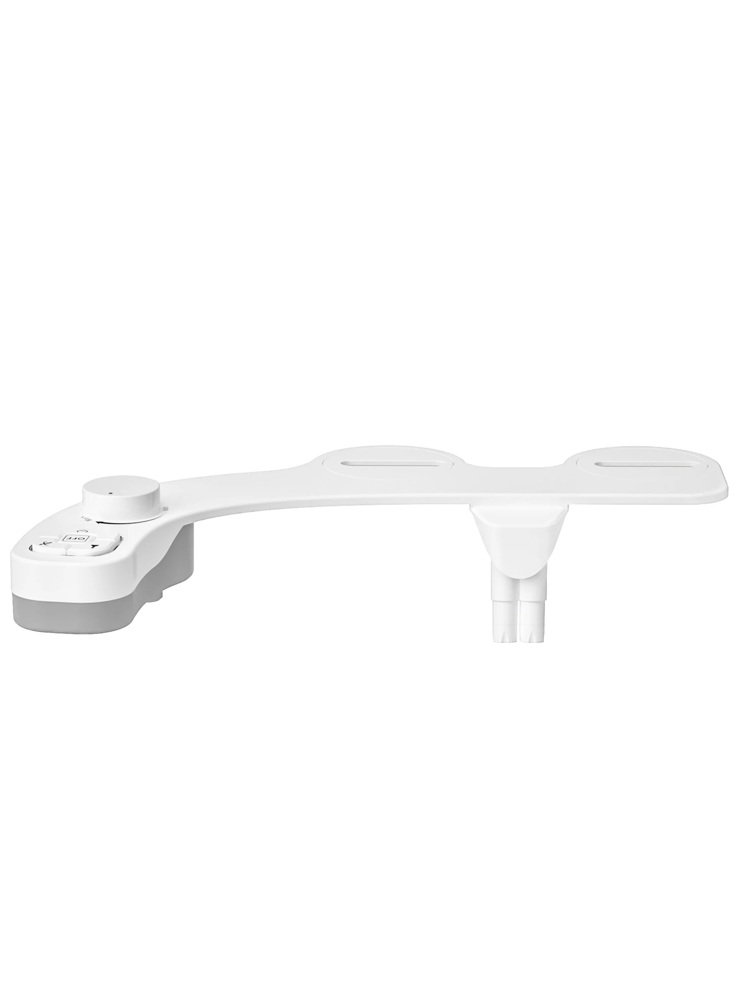 SAMODRA Non-Electric Left-Hand Bidet - Self Cleaning Dual Nozzle (Frontal and Rear Wash) Fresh Water Bidet