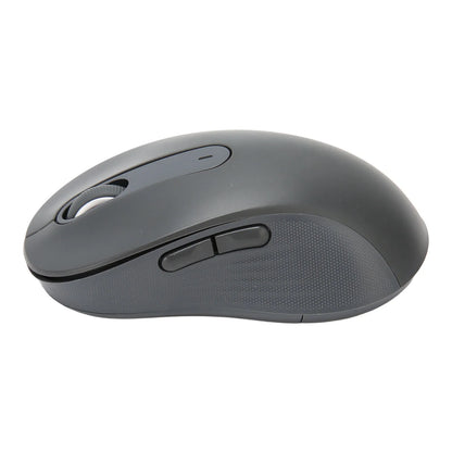 Laptop Mouse Silent Click Plug and Play Anti Fatigue Black Mouse Wireless Light Portable Dual Mode Adjustable DPI for Travel