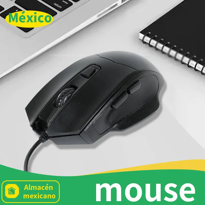 Business Black High Quality Ergonomic Design Gaming Mouse USB Wired Mouse Office Mute Support Desktop Computer Laptop