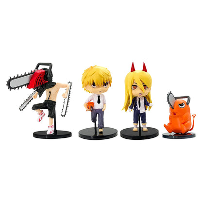 Chainsaw Man Doll Toys Chainsaw Man Figure Model Chainsaw Man Q Version of The Anime Hand Model Doll Toys Japanese Anime Model