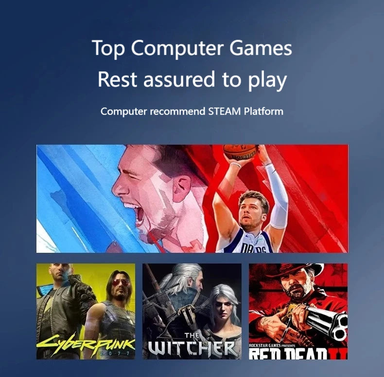 Wireless USB Game Controller for Tesla Model Y/3/X/S Double Player Online TV PC PS3 Steam Compatible Gaming Accessory