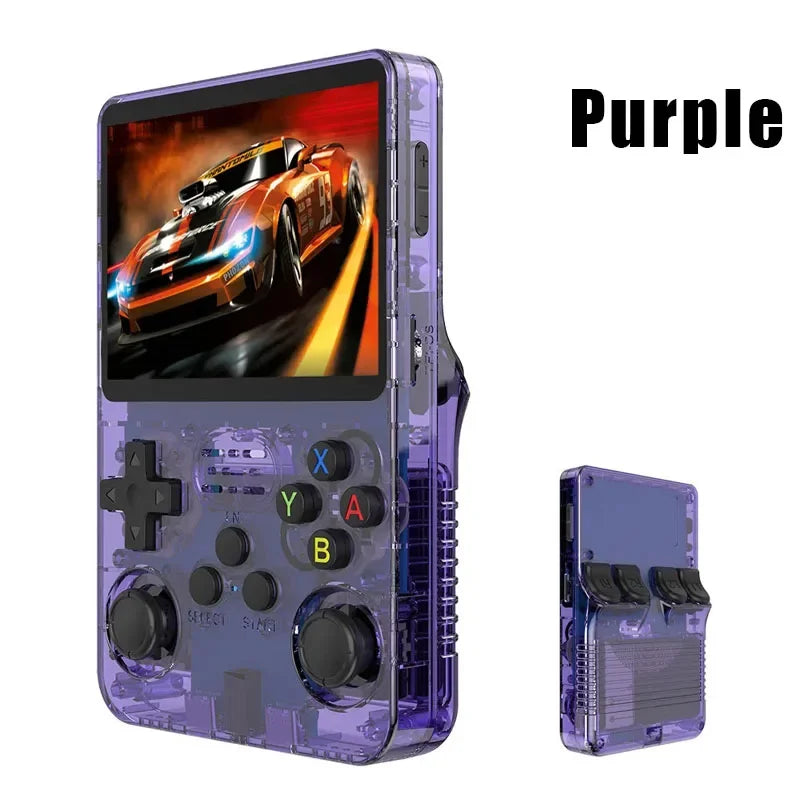 128GB R36S Retro Handheld Video Game Console 3.5Inch IPS Screen Player Kid Portable Pocket Video Player Games Arkos System