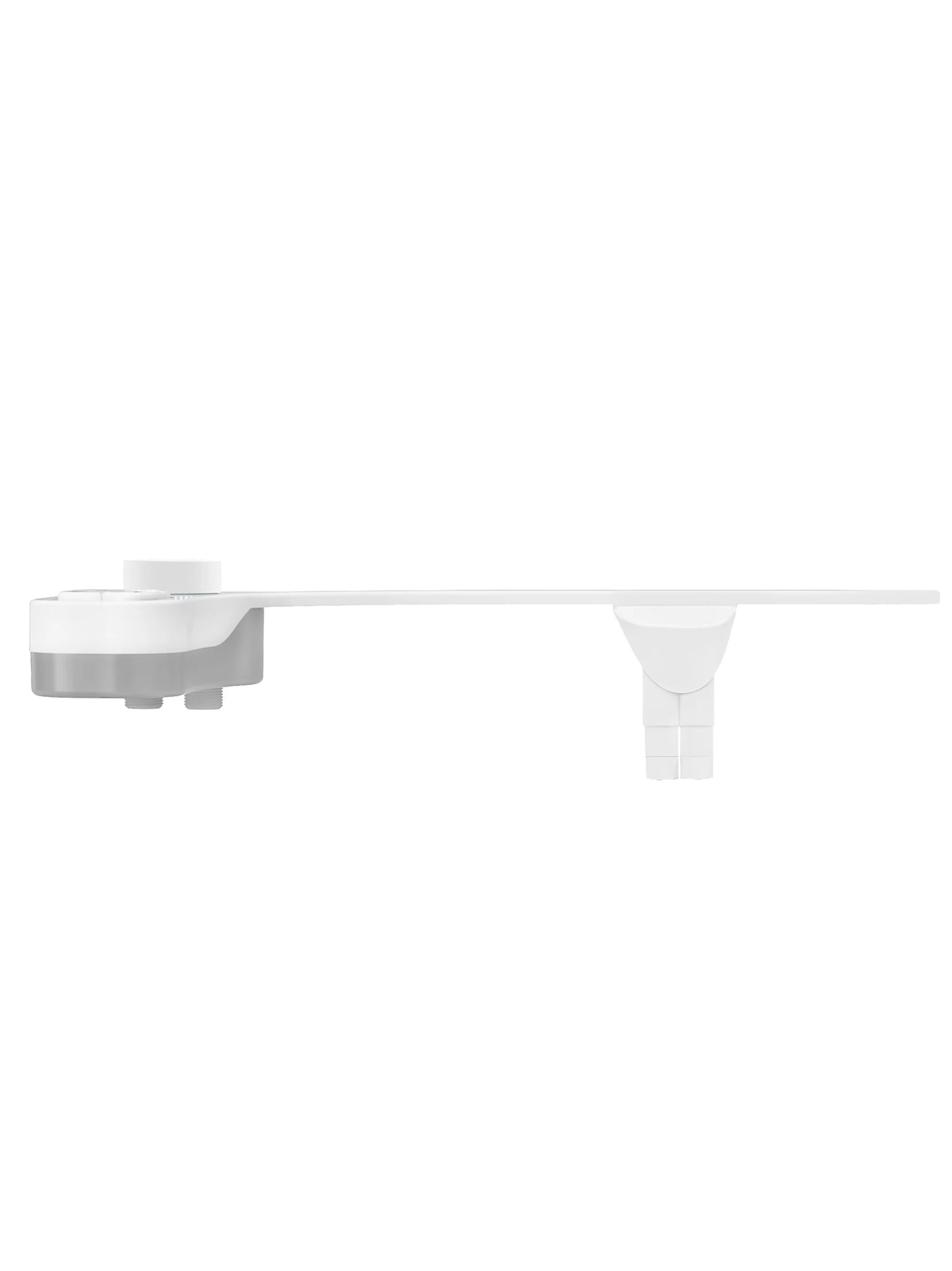 SAMODRA Non-Electric Left-Hand Bidet - Self Cleaning Dual Nozzle (Frontal and Rear Wash) Fresh Water Bidet
