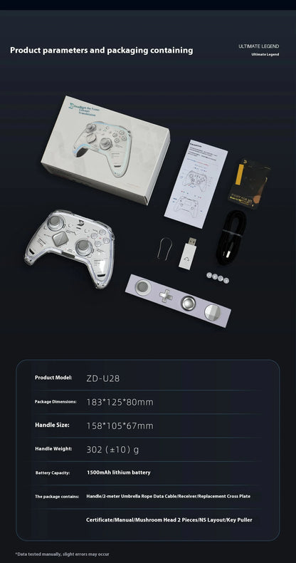 Zd Ultimate Legend Game Controller Elite Modular Sensory Rgb Switch Phone Bluetooth Controller Ns Tablet Steam Xbox Gifts ZD