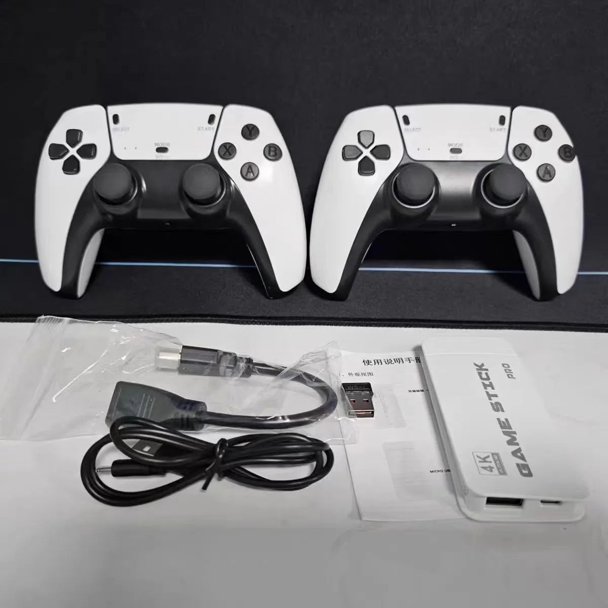 M15 Game Stick 4K HD 40000+ GAMES Player 2.4Ghz Wireless Controller HandHeld Arcade Classic 2025 TV Home Video Game Consoles