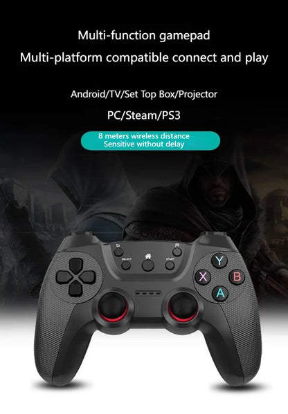Wireless USB Game Controller for Tesla Model Y/3/X/S Double Player Online TV PC PS3 Steam Compatible Gaming Accessory